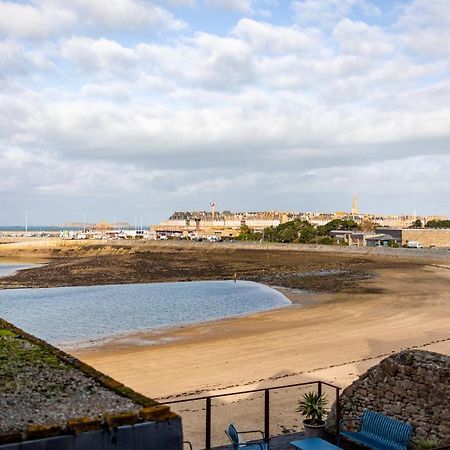 Les Letruns - Appart - 3 Pers - Vue Sur La Mer Saint-Malo Bagian luar foto