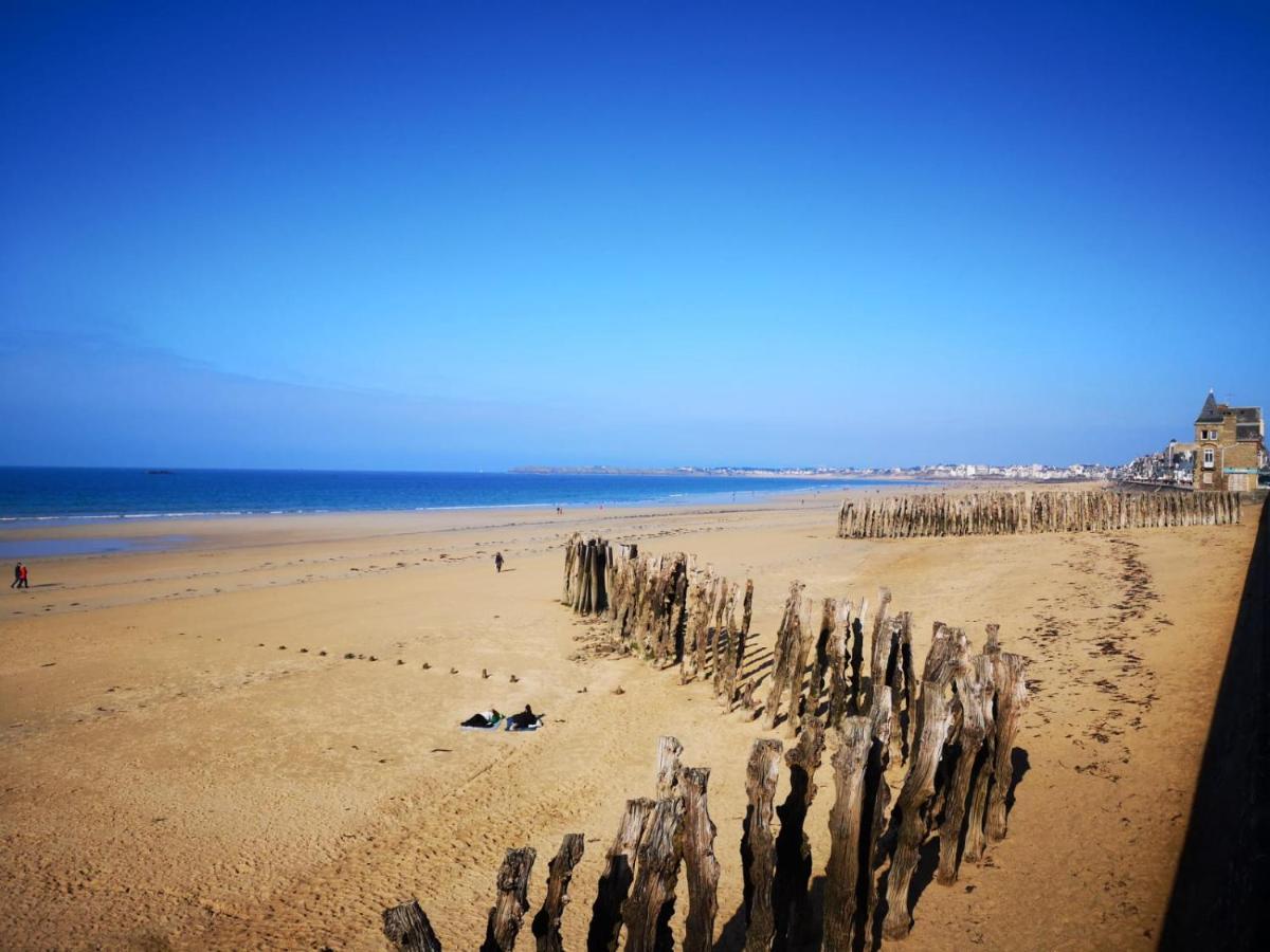 Les Letruns - Appart - 3 Pers - Vue Sur La Mer Saint-Malo Bagian luar foto